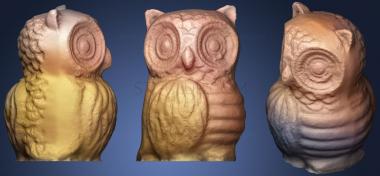 3D model Owl Sculpture (STL)